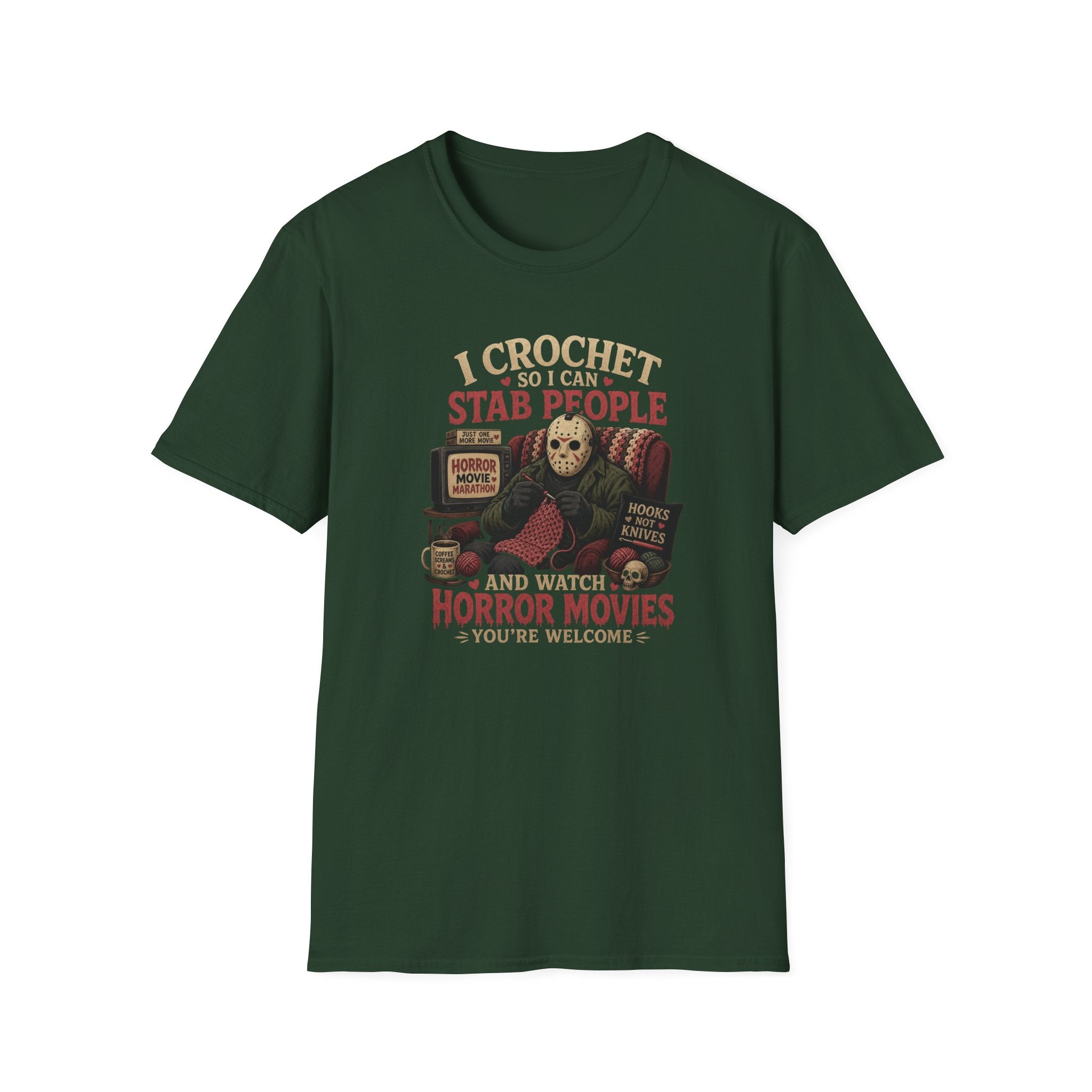 Crochet horror movie T-Shirt