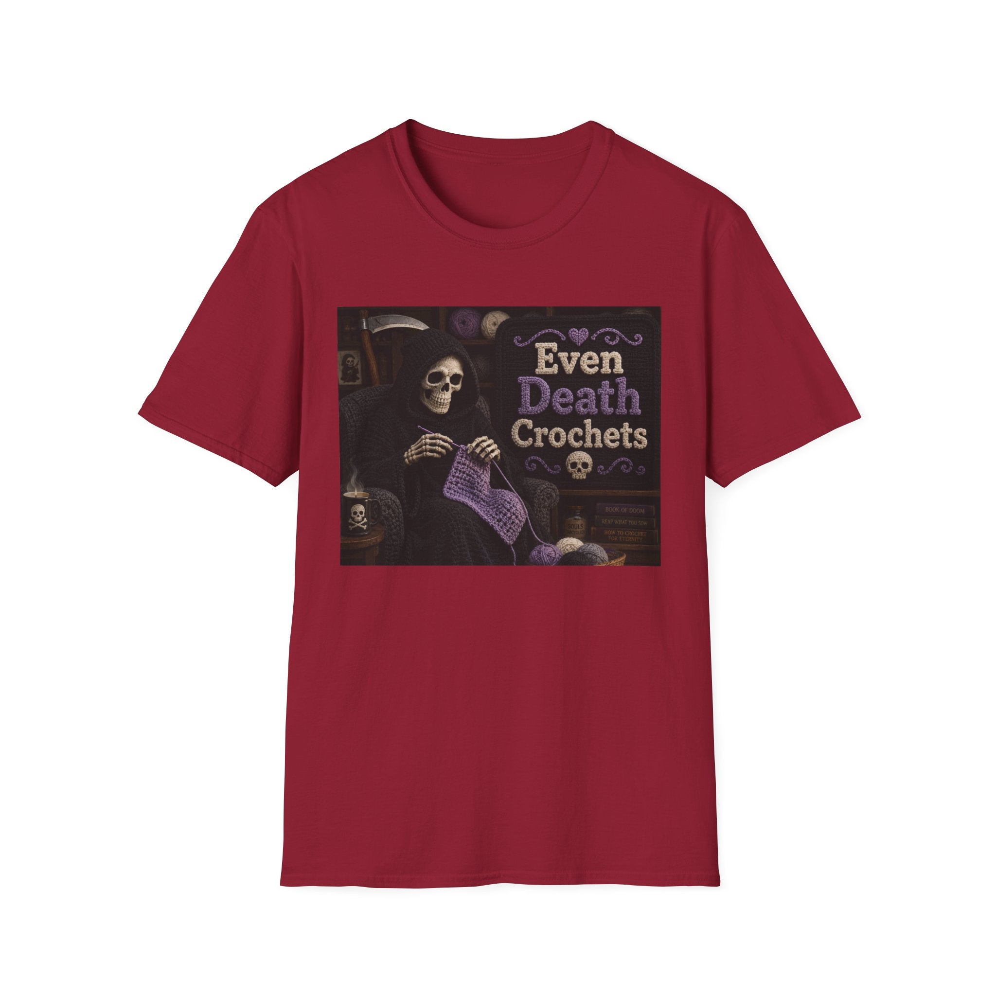 Even Death Crochets T-Shirt