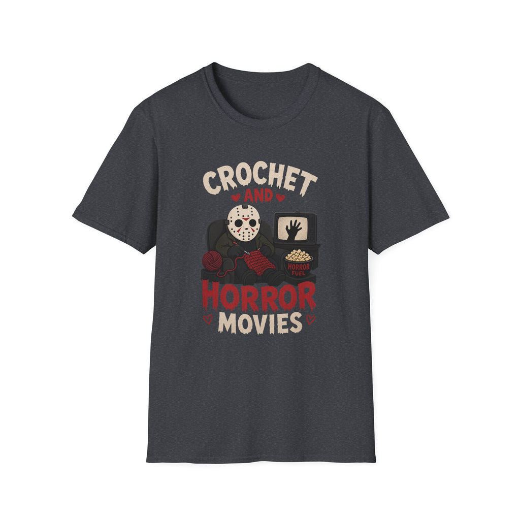 crochet heart horror movies T-Shirt