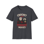 crochet heart horror movies T-Shirt