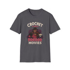crochet and Freddy and horror movies T-Shirt