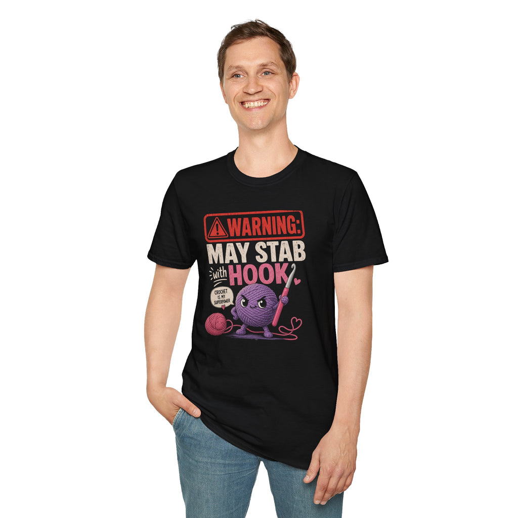 warning hook may stab T-Shirt