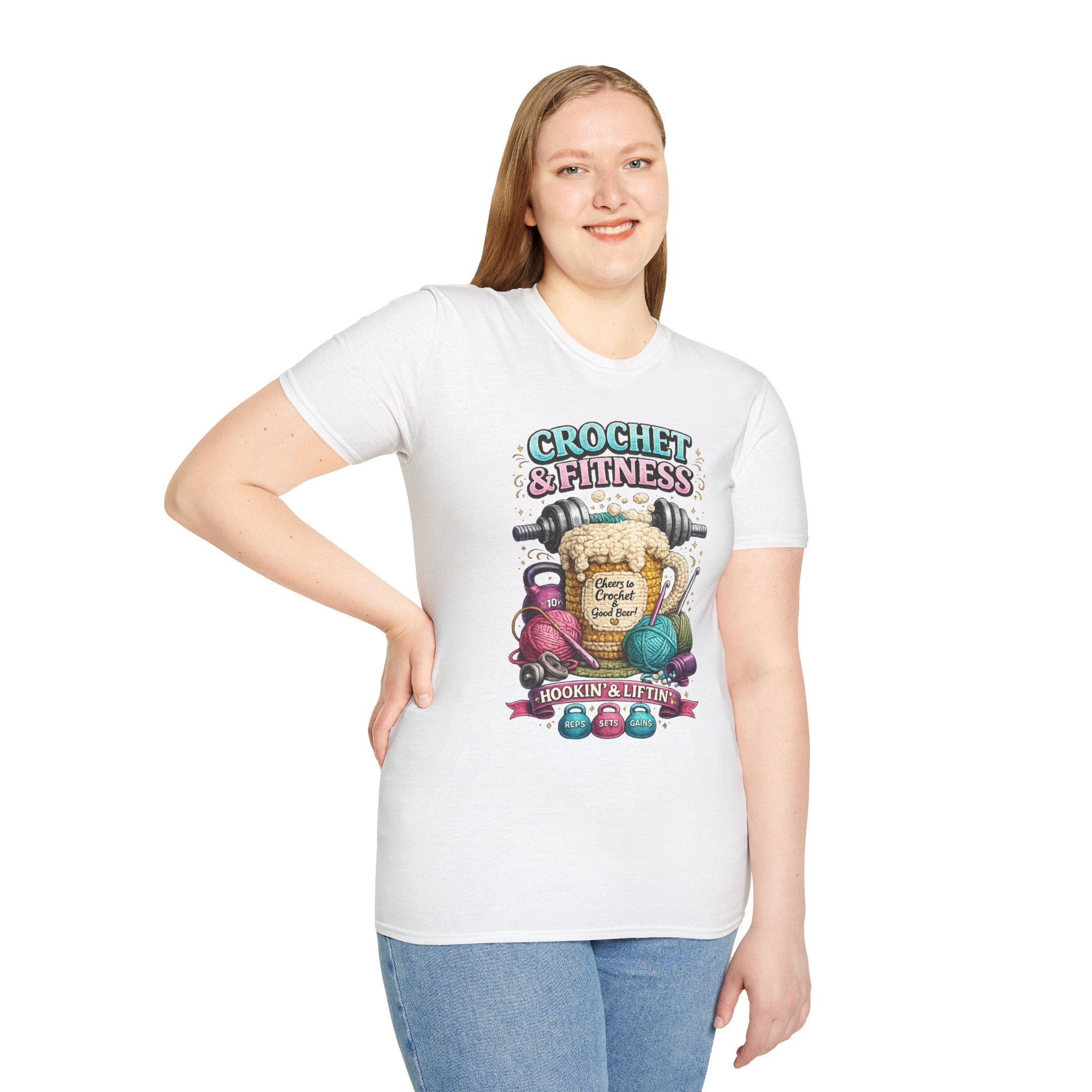 Crochet and fitness T-Shirt