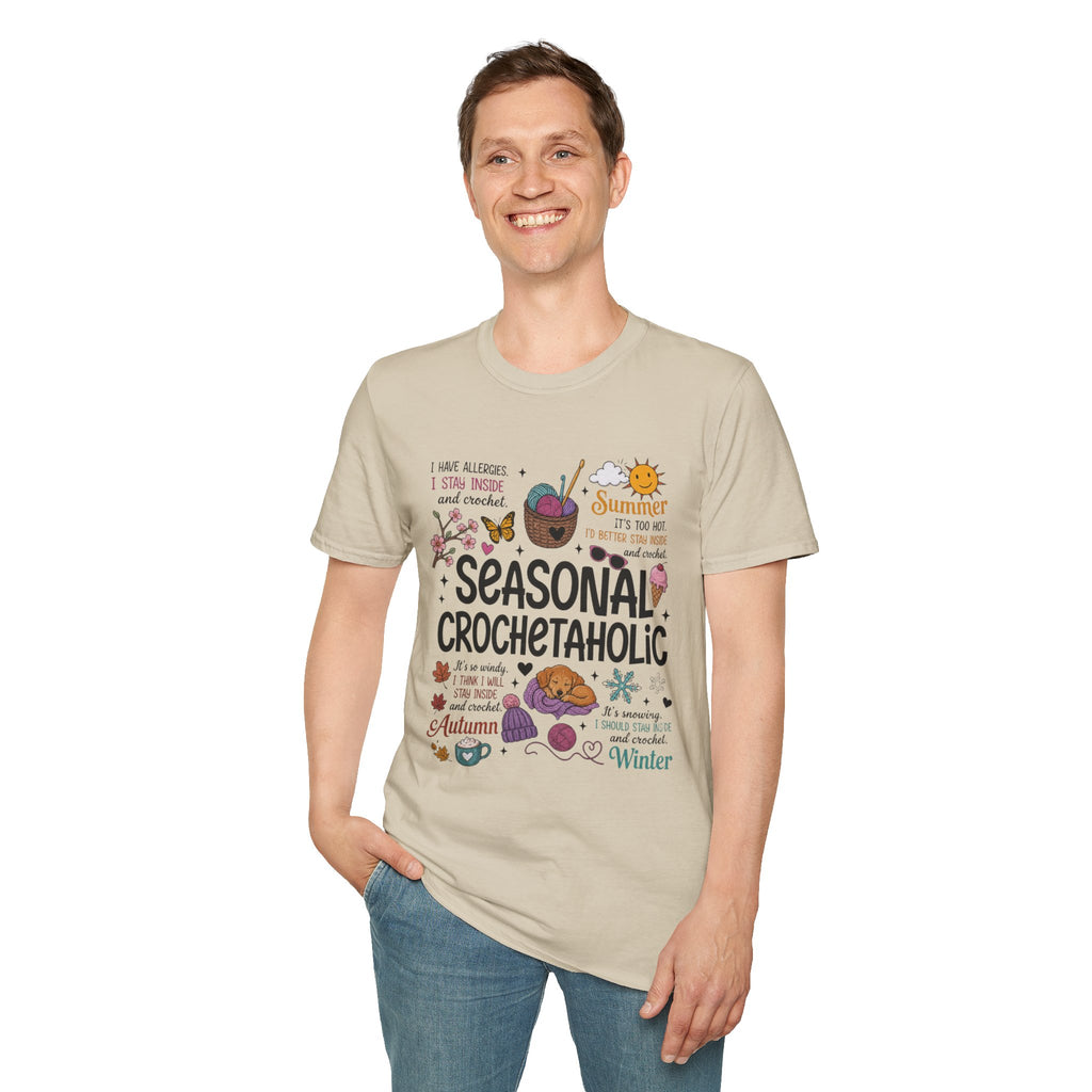Seasonal Crochet acholic T-Shirt