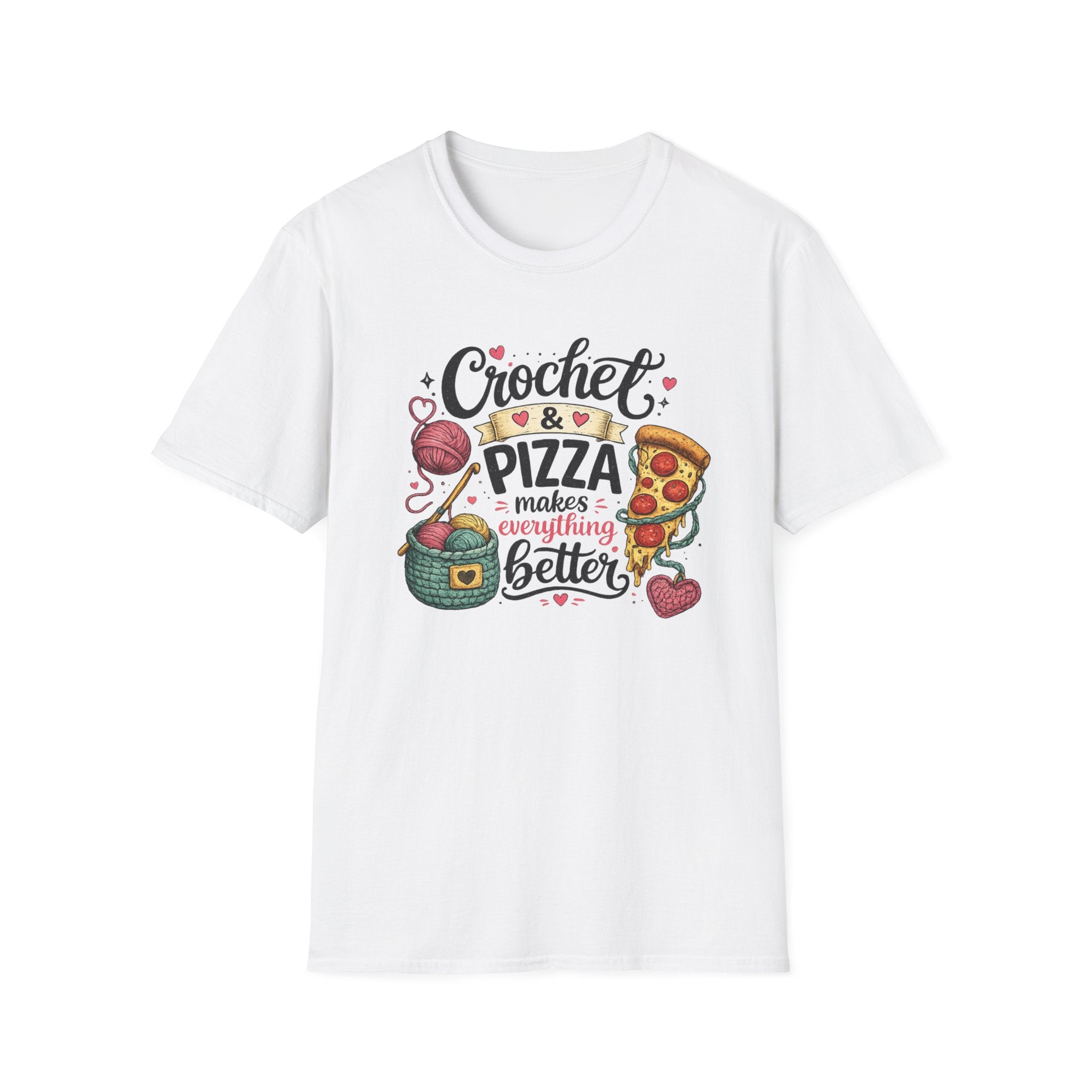 Crochet and Pizza T-Shirt