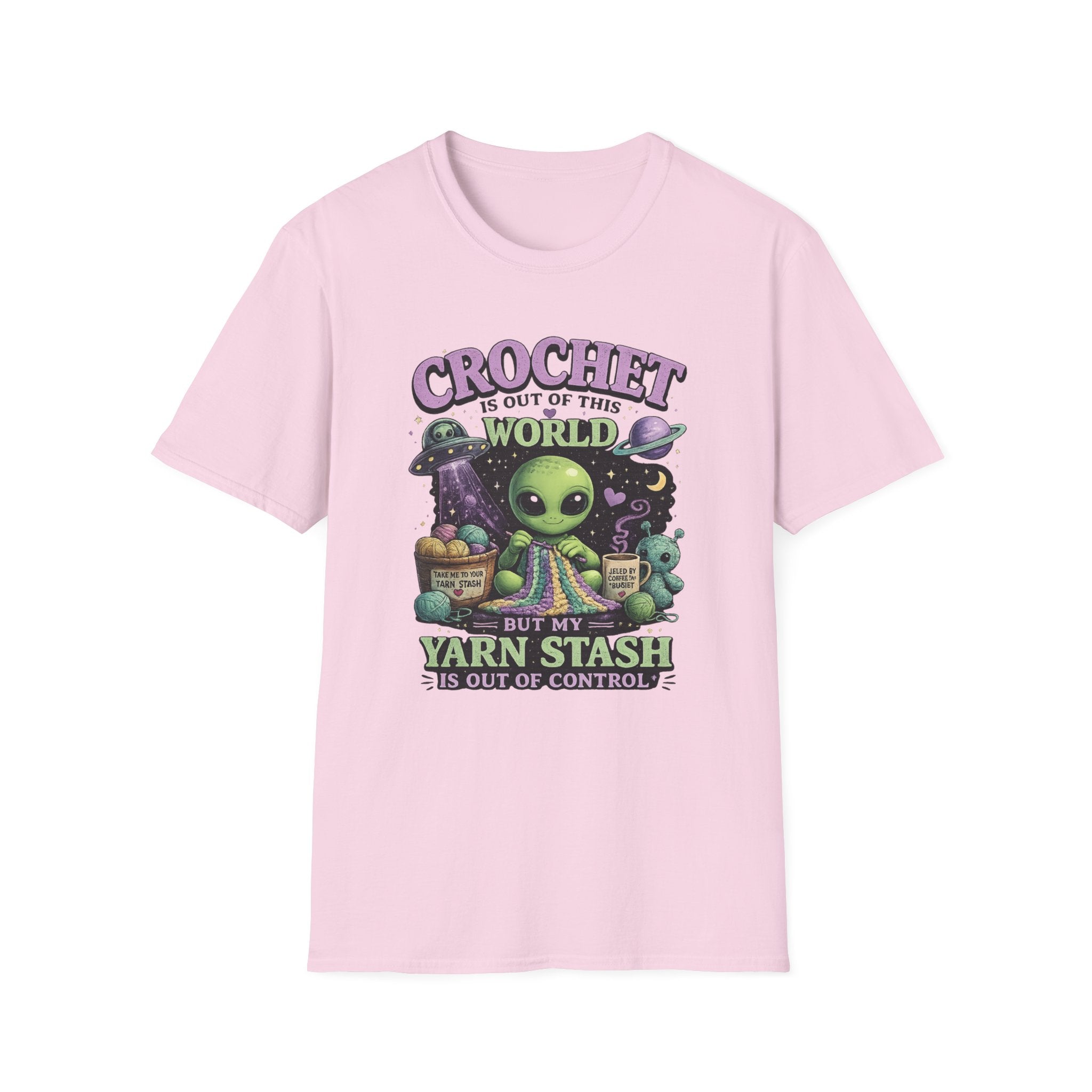 Alien and Crochet T-Shirt