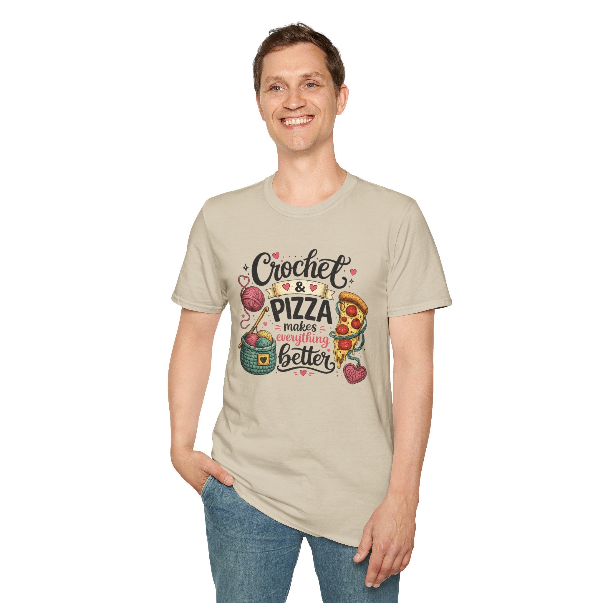 Crochet and Pizza T-Shirt