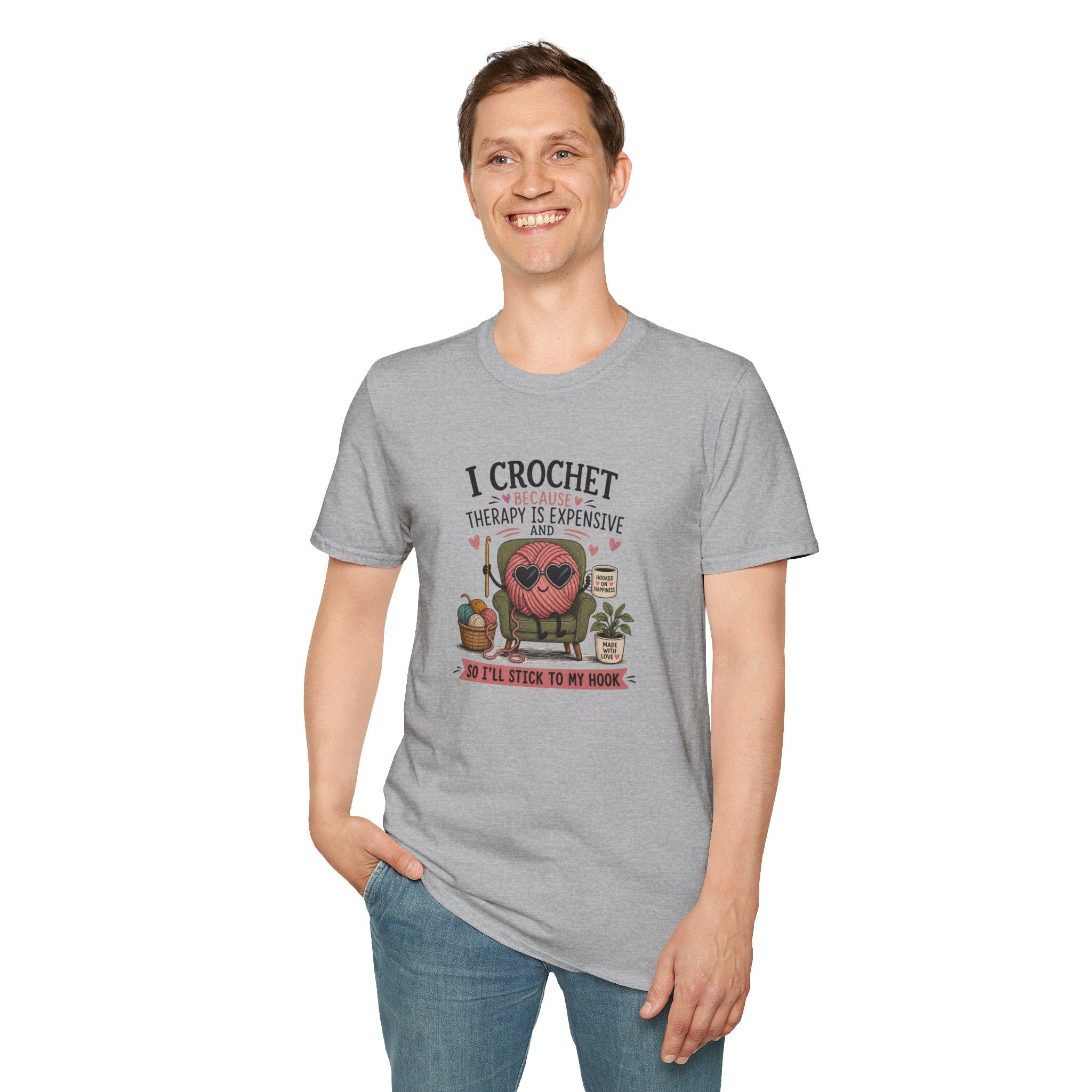 Crochet therapy is to expensive T-Shirt