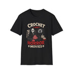 Ghostface and crochet and horror movies T-Shirt