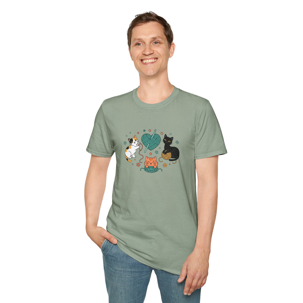 Crochet and cats T-Shirt