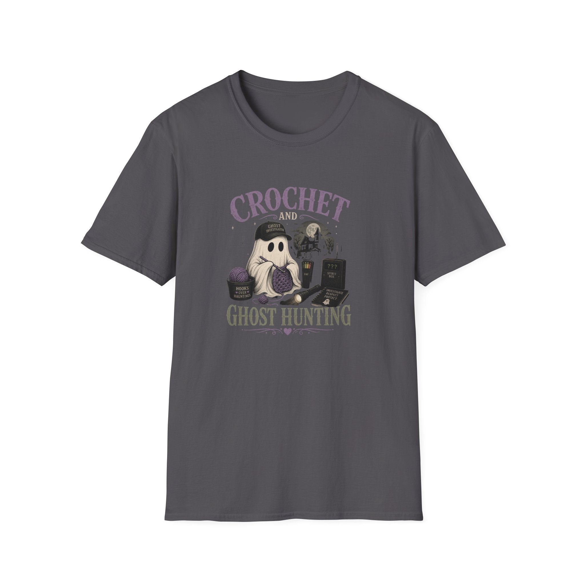 Crochet and ghost hunting T-Shirt
