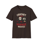 crochet heart horror movies T-Shirt