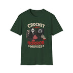 Ghostface and crochet and horror movies T-Shirt
