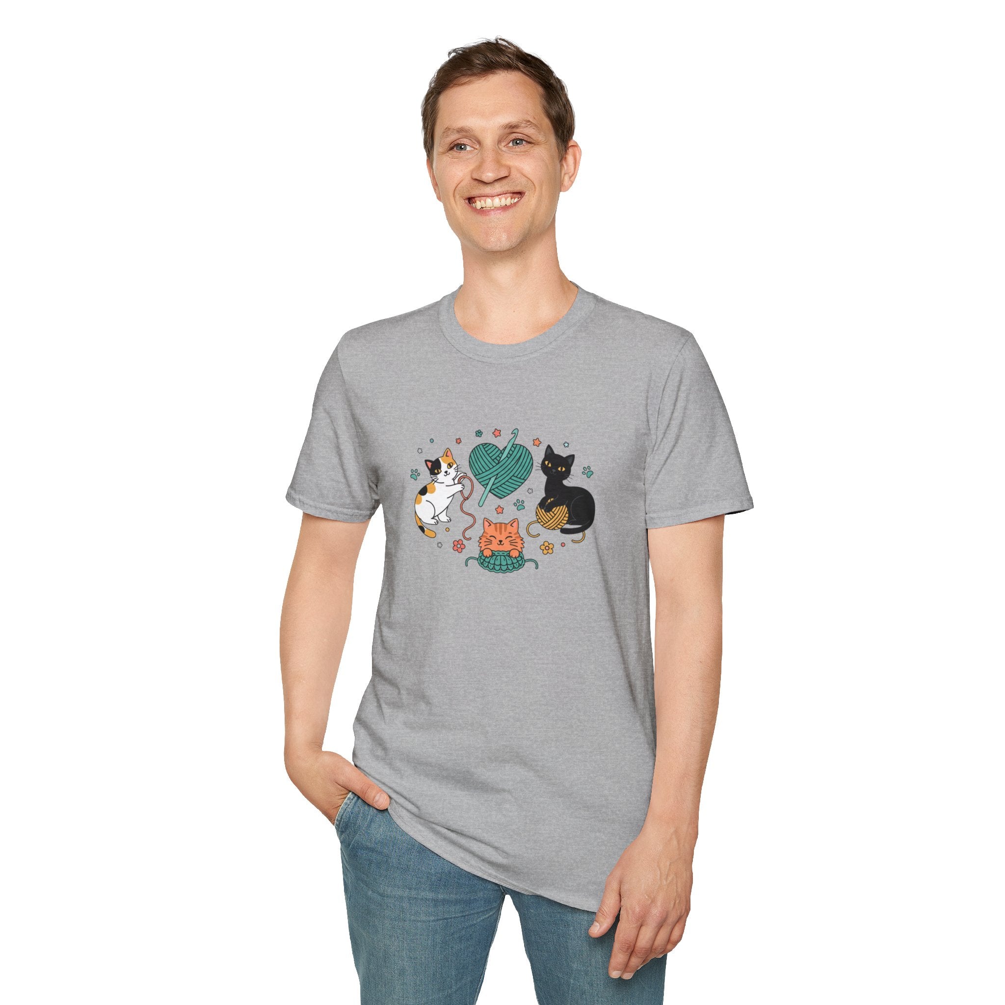 Crochet and cats T-Shirt