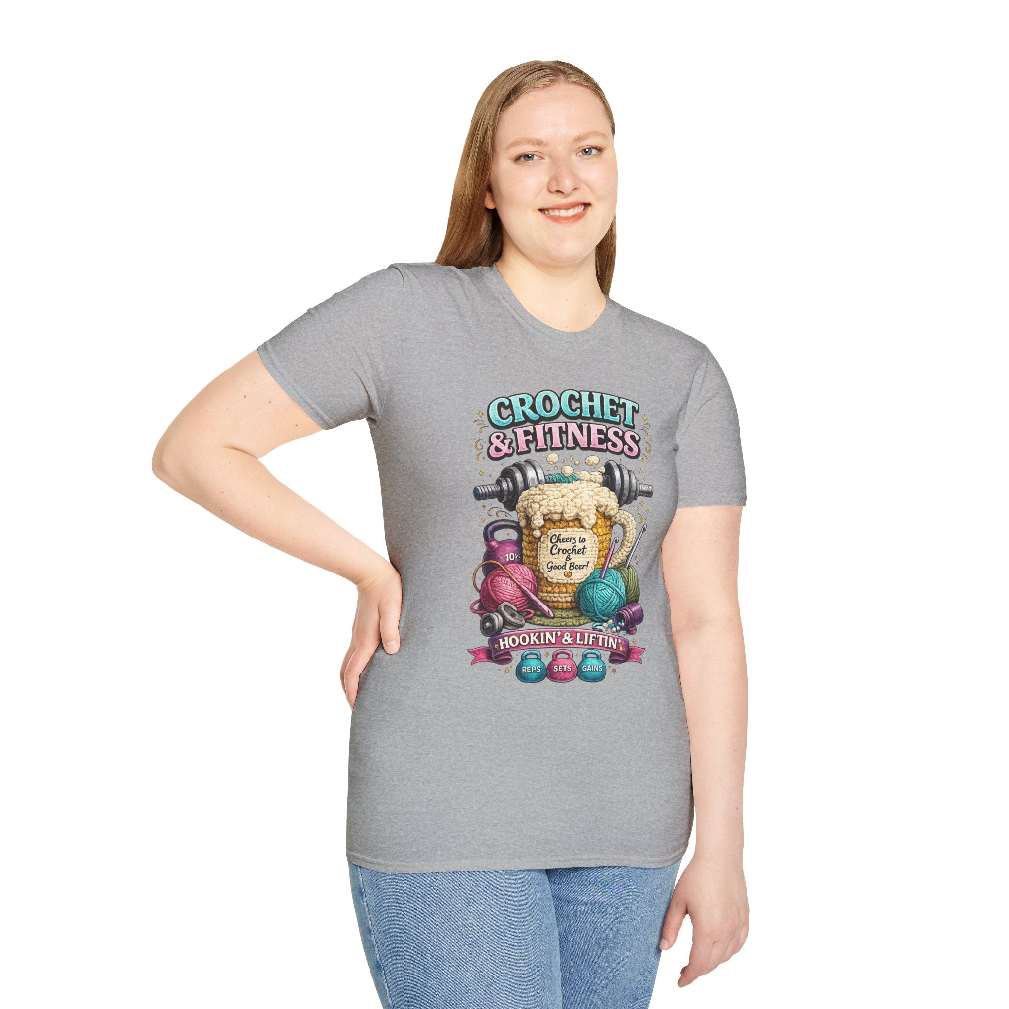 Crochet and fitness T-Shirt