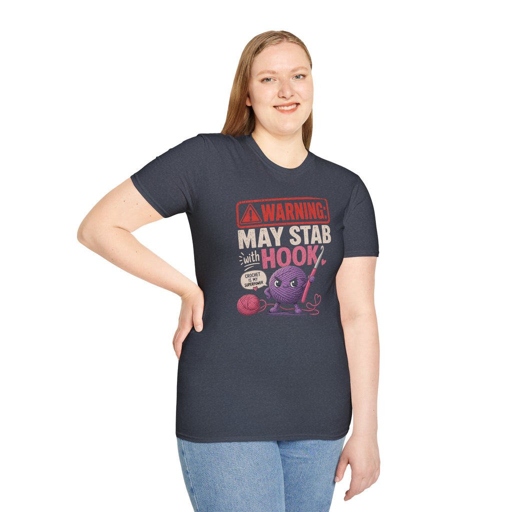 warning hook may stab T-Shirt