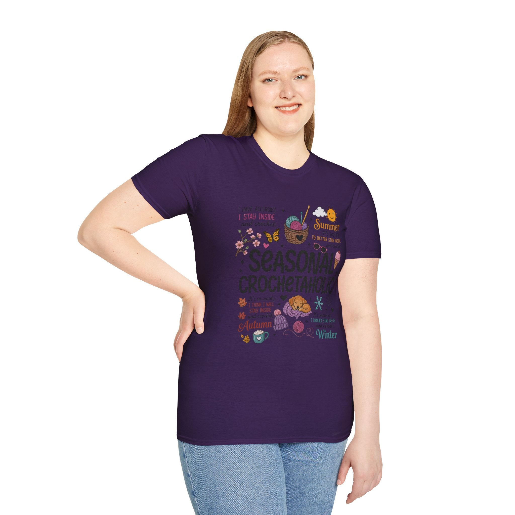 Seasonal Crochet acholic T-Shirt