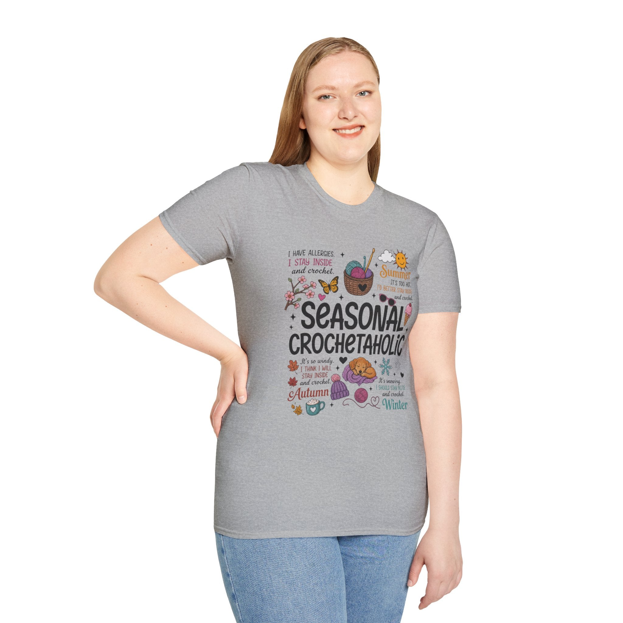 Seasonal Crochet acholic T-Shirt