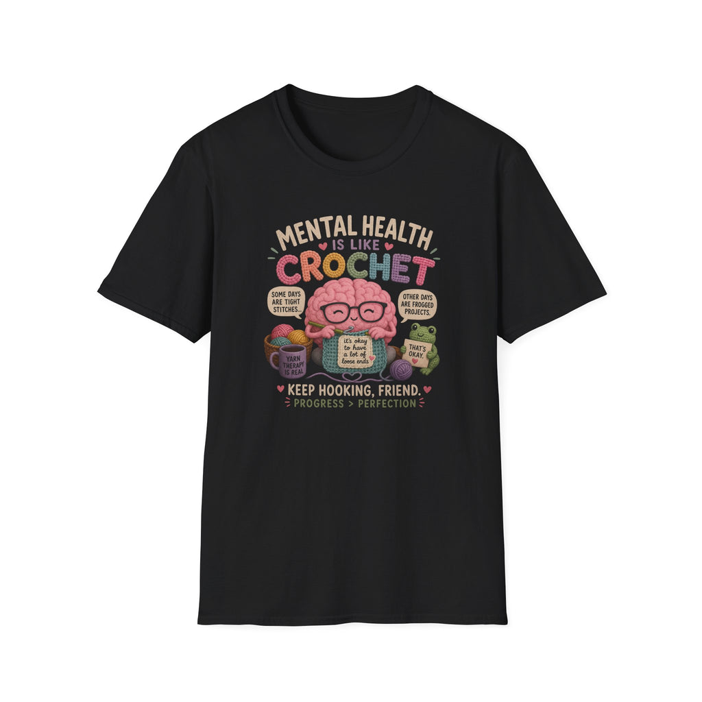 crochet mental health T-Shirt