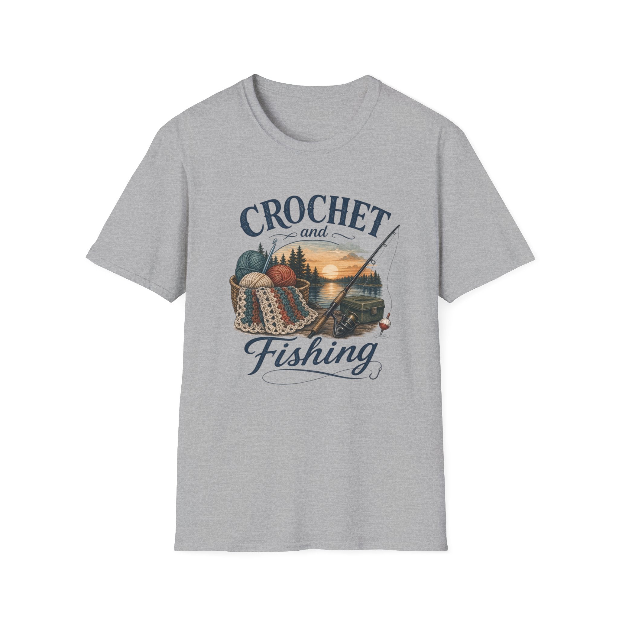 Crochet and fishing T-Shirt