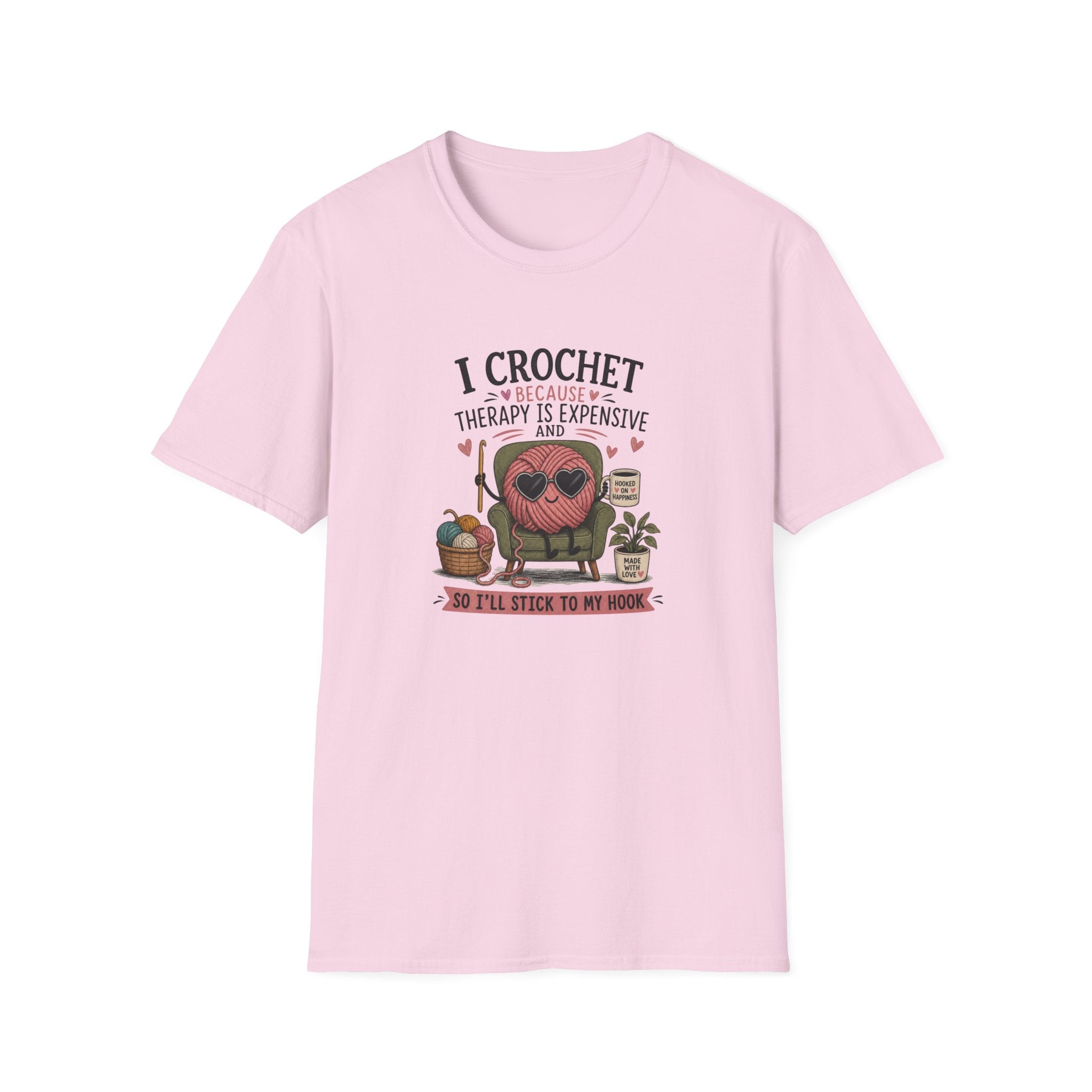 Crochet therapy is to expensive T-Shirt
