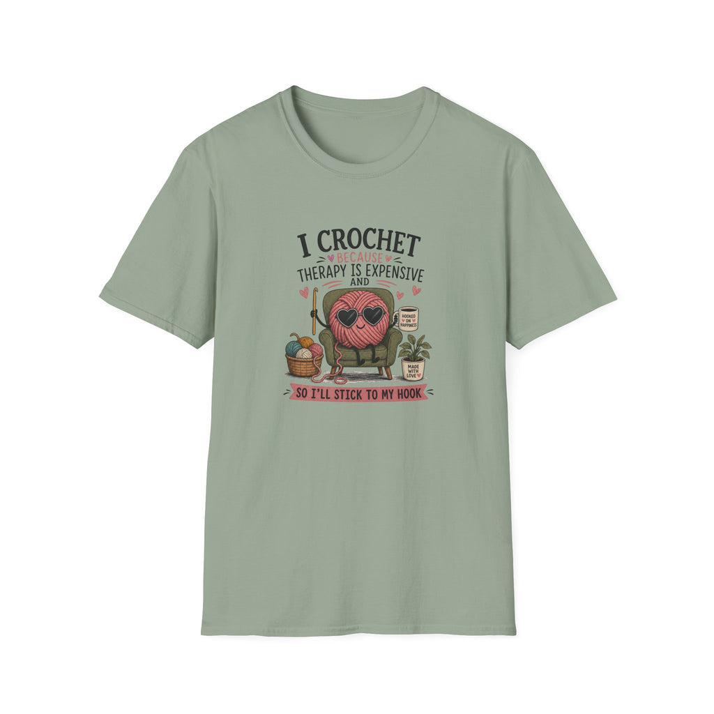 Crochet therapy is to expensive T-Shirt