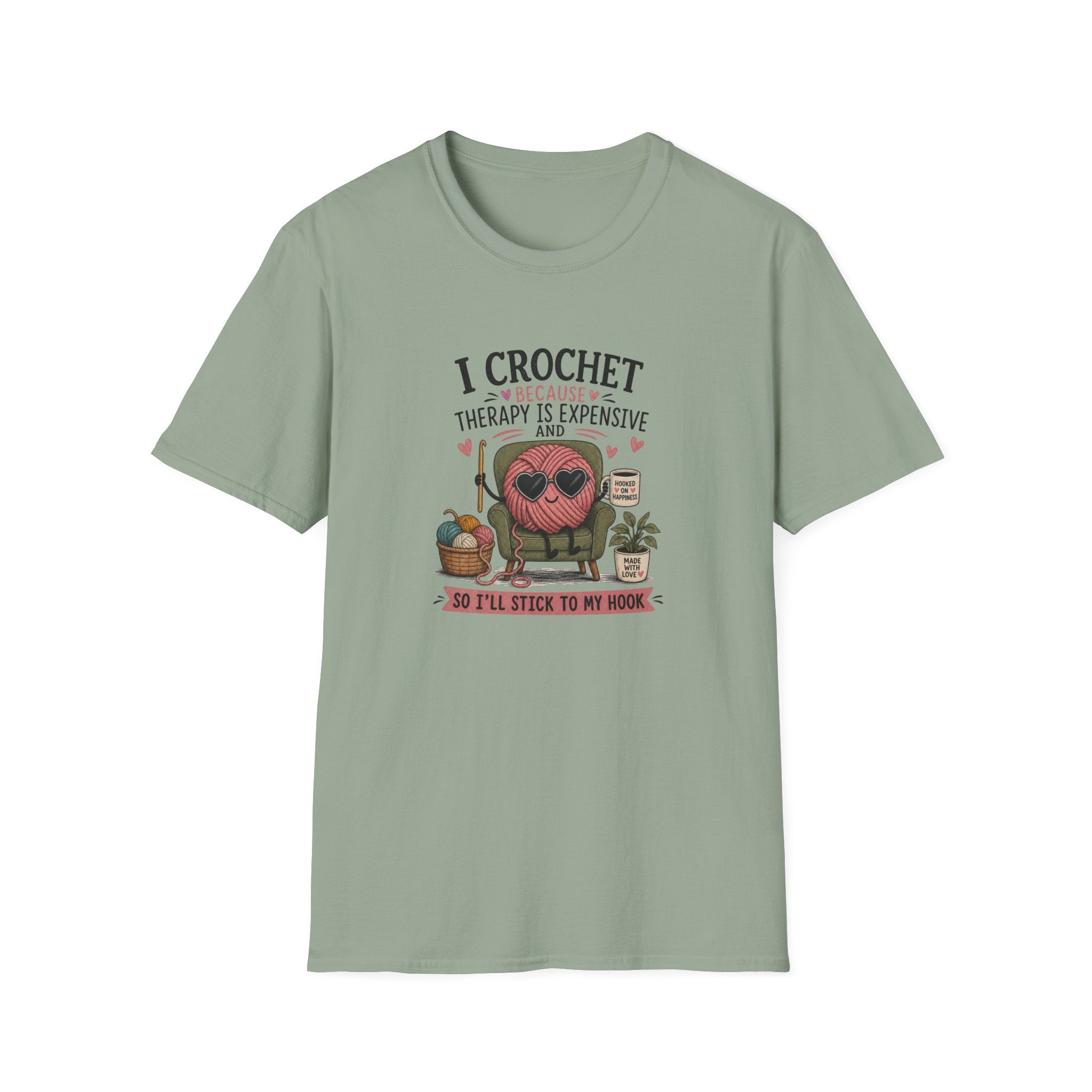 Crochet therapy is to expensive T-Shirt