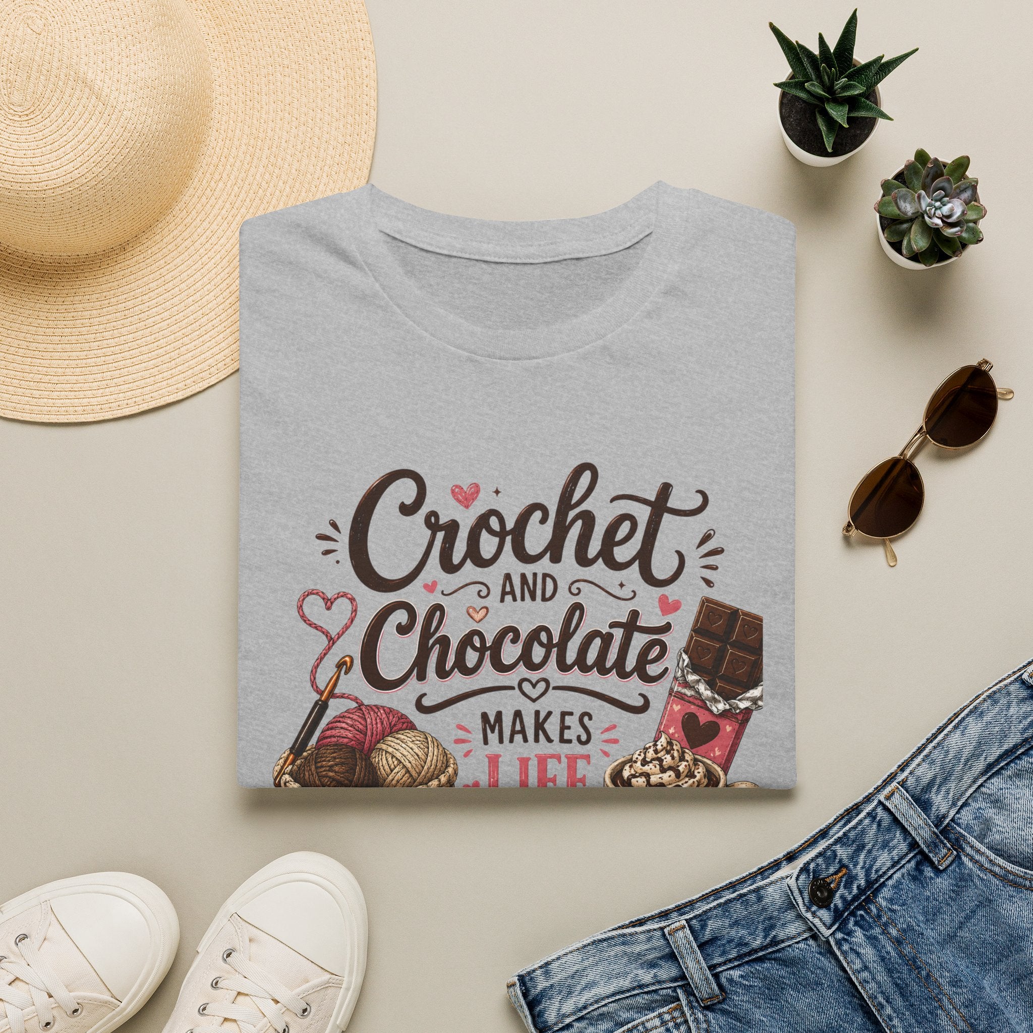 Crochet and Chocolate T-Shirt