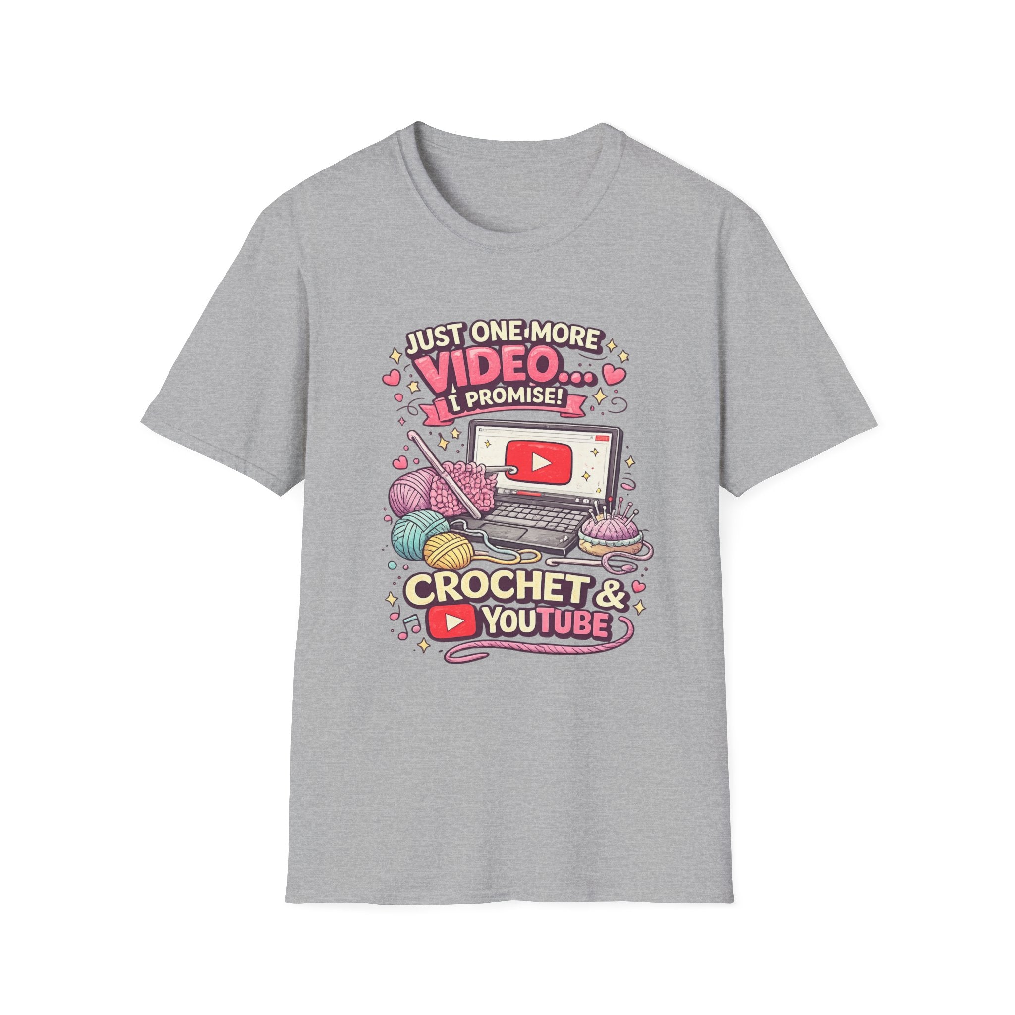 Crochet and YouTube T-Shirt