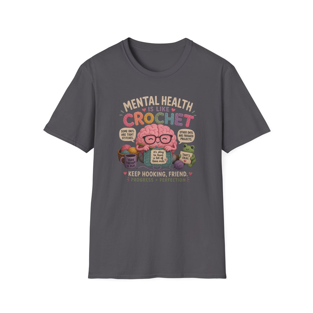 crochet mental health T-Shirt