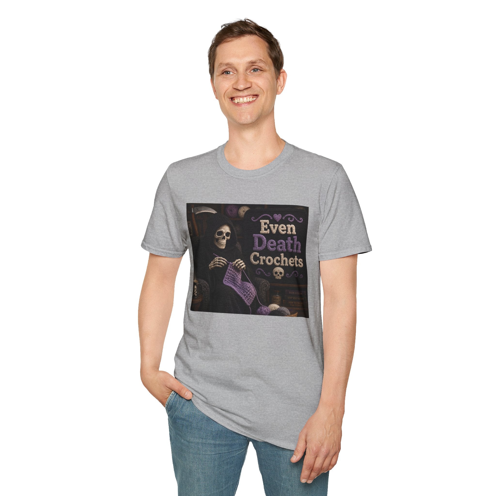 Even Death Crochets T-Shirt