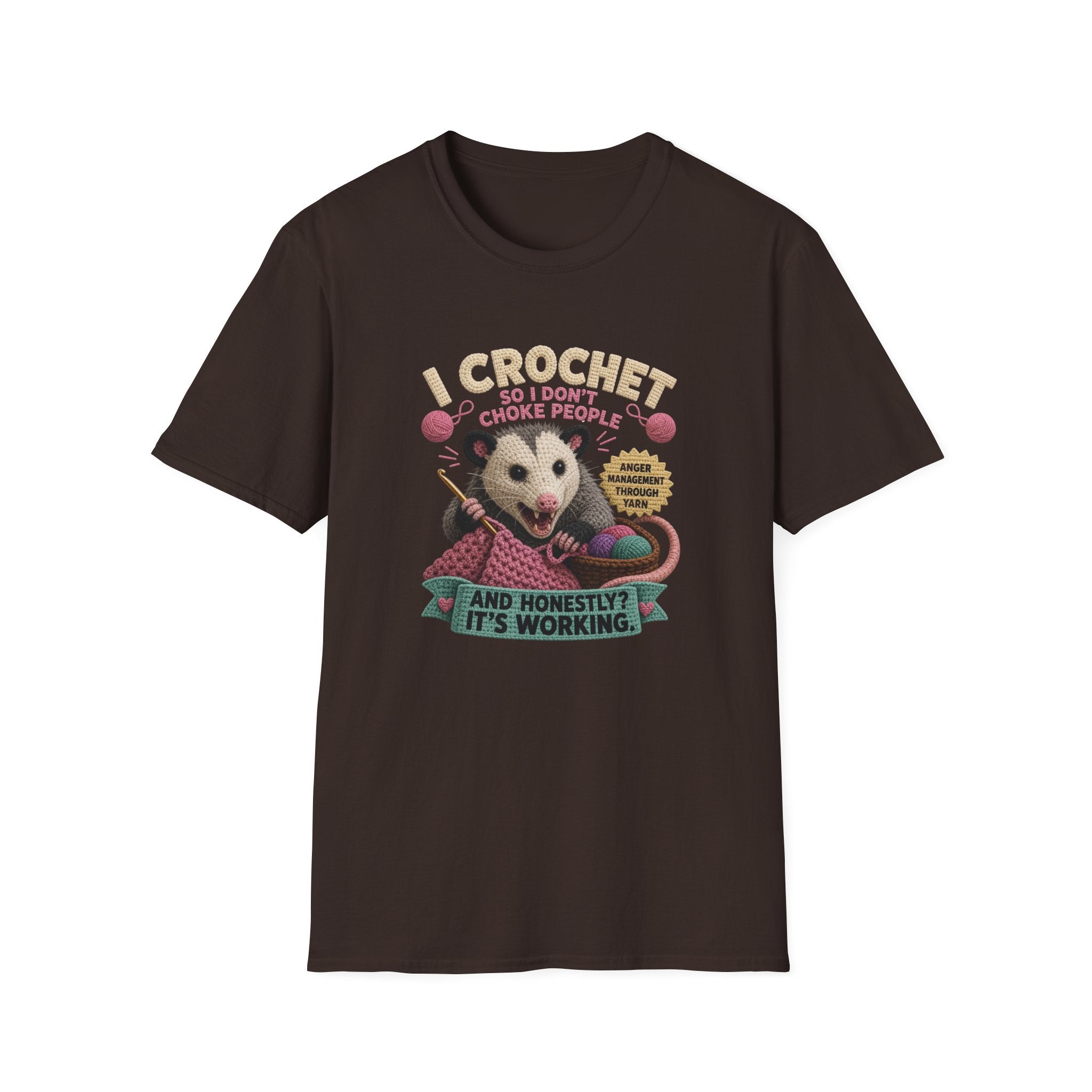 Anger management crochet T-Shirt