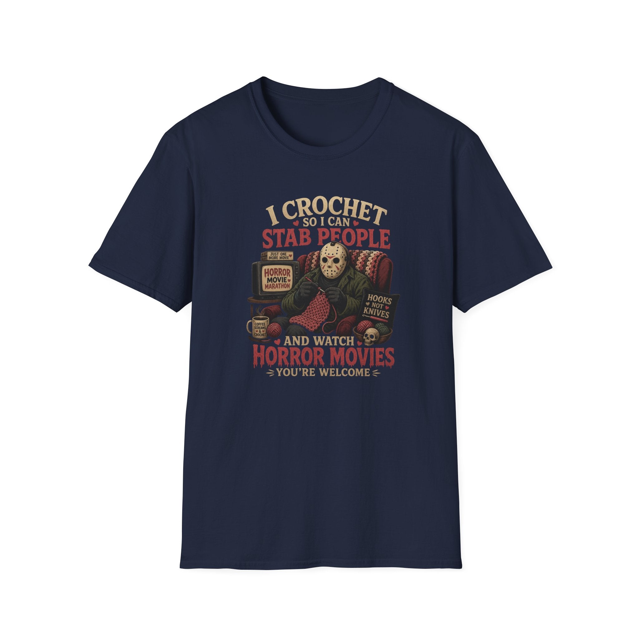 Crochet horror movie T-Shirt