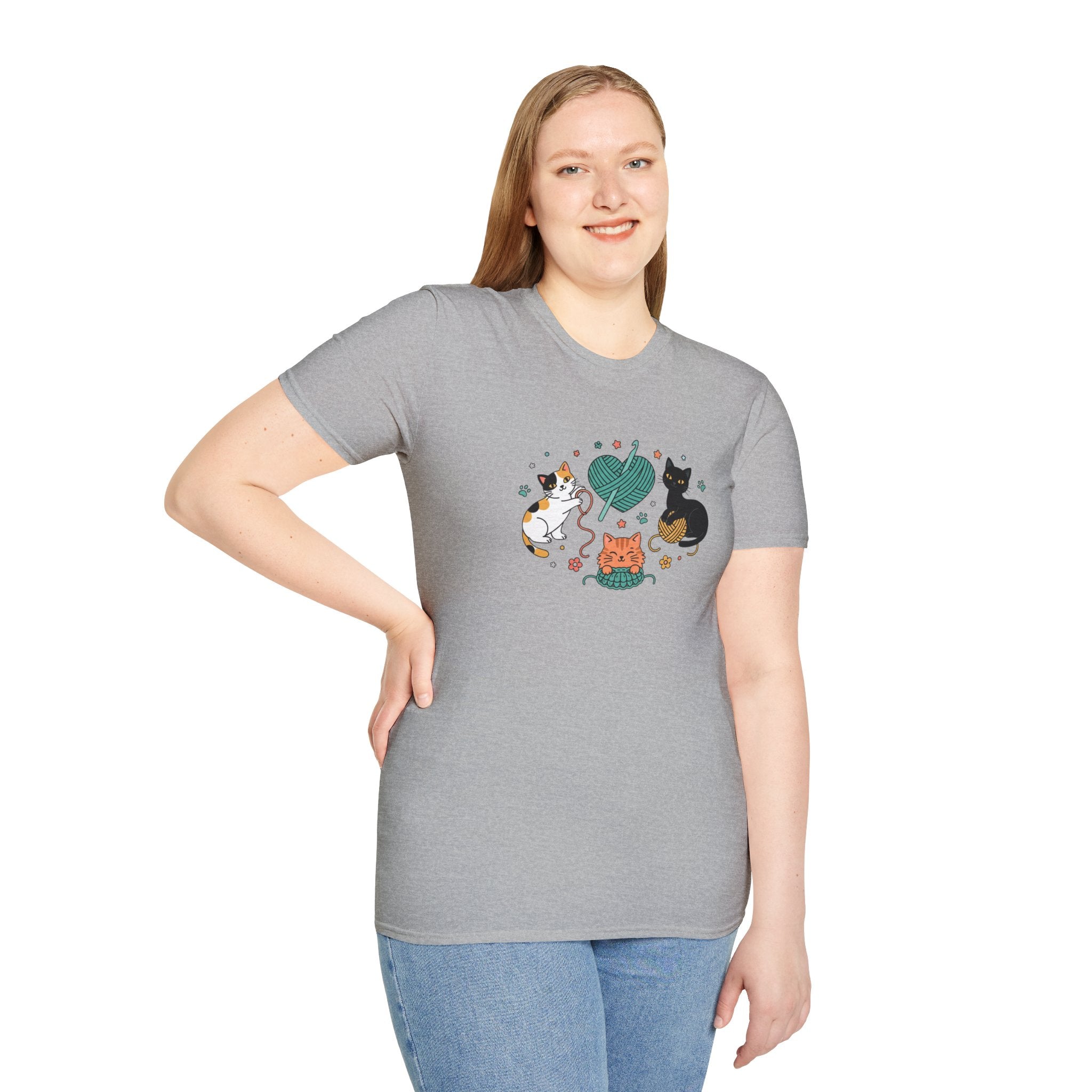 Crochet and cats T-Shirt