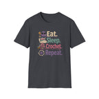 Eat, sleep, crochet, repeat T-Shirt