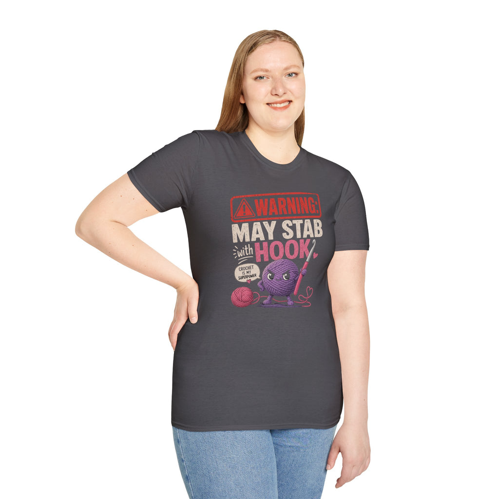 warning hook may stab T-Shirt