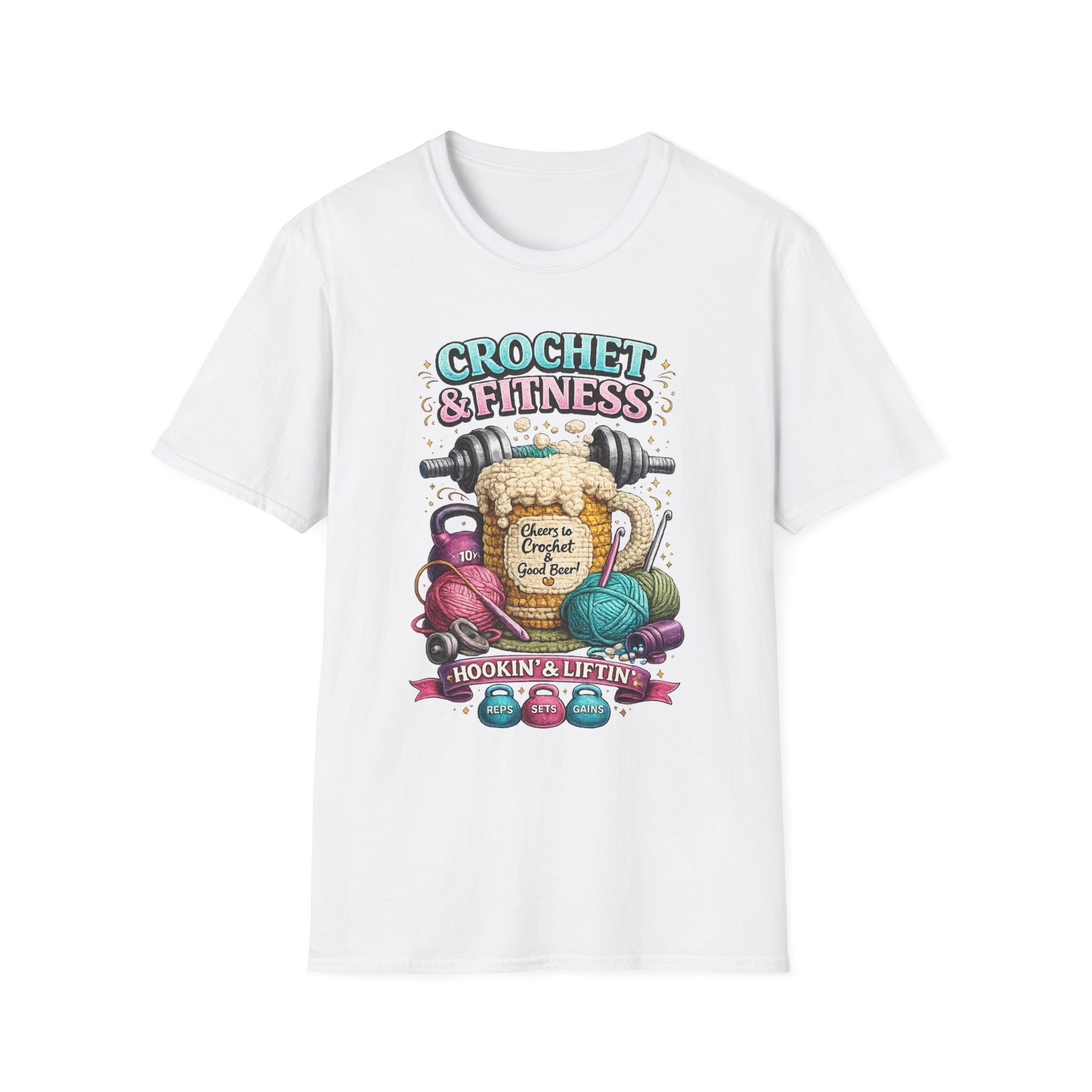 Crochet and fitness T-Shirt