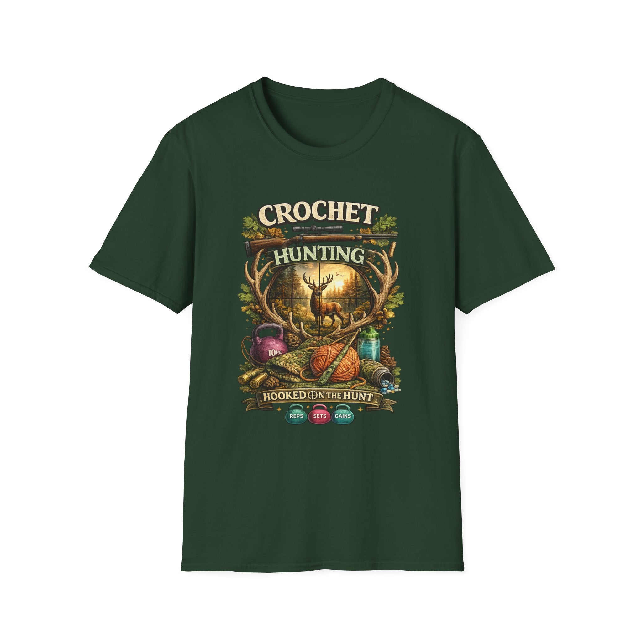 Hunting and crochet T-Shirt