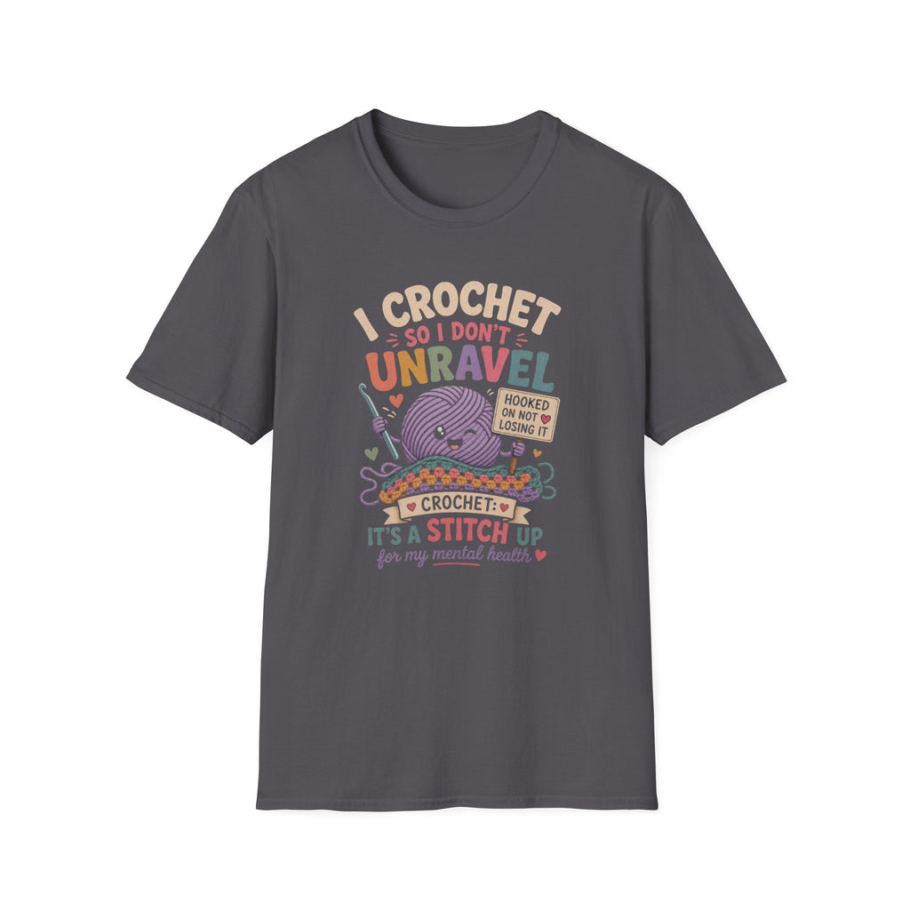 Crochet unravels T-Shirt