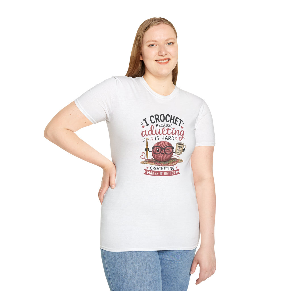 adulting is hard crochet T-Shirt