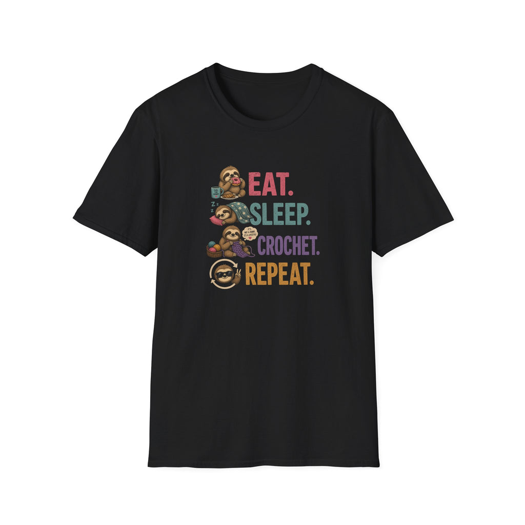 Eat, sleep, crochet, repeat T-Shirt