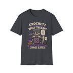 Crochet and wolf therapy T-Shirt