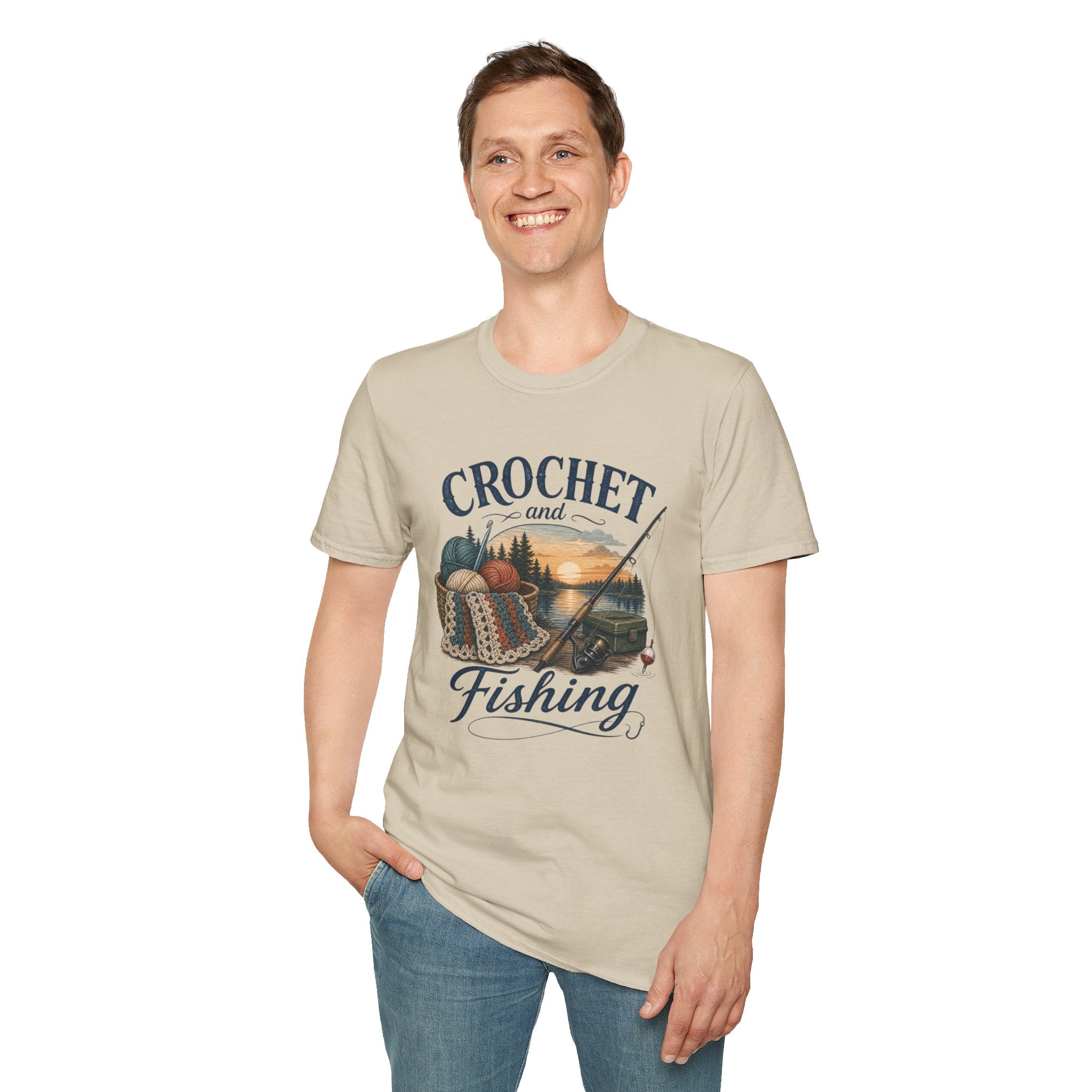 Crochet and fishing T-Shirt