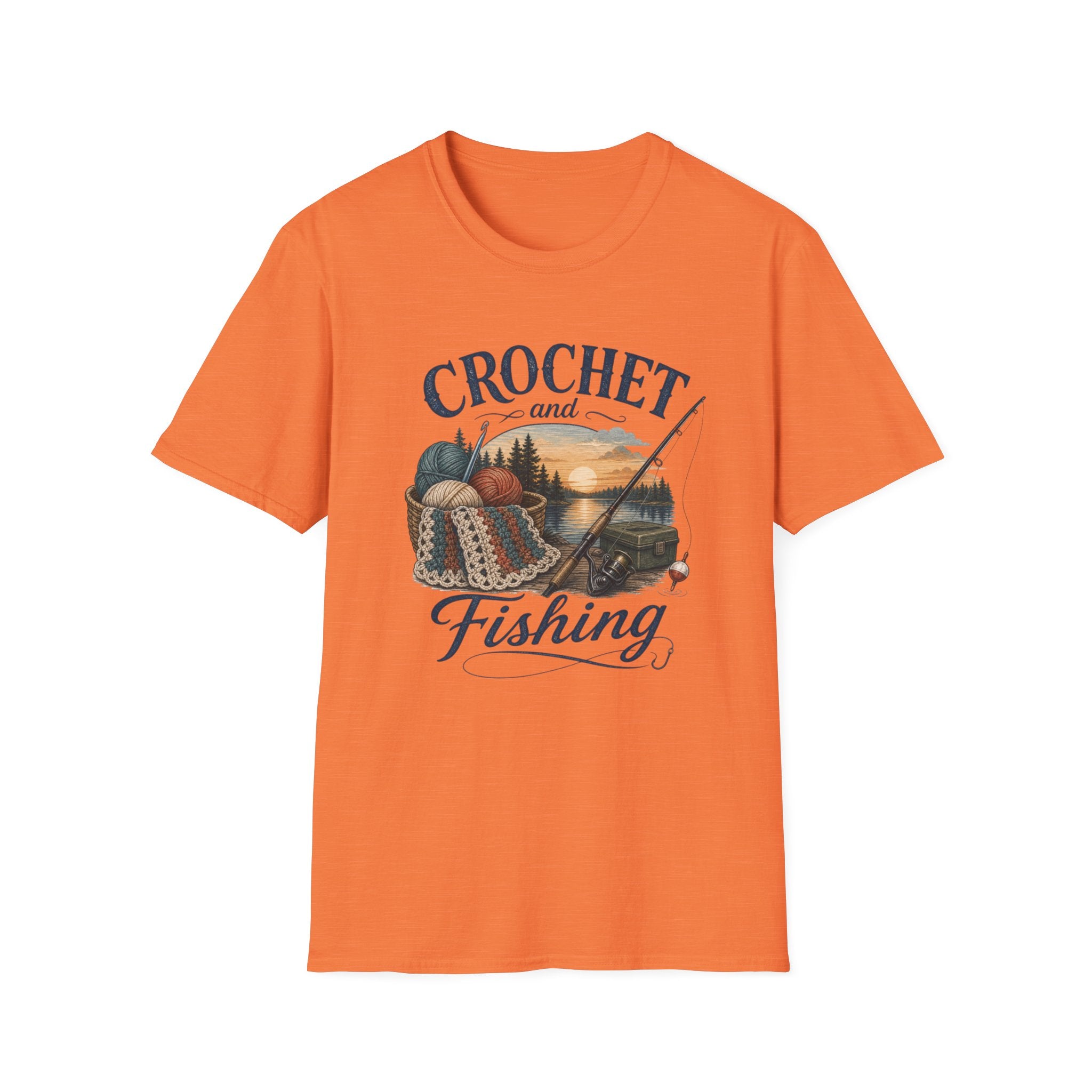Crochet and fishing T-Shirt
