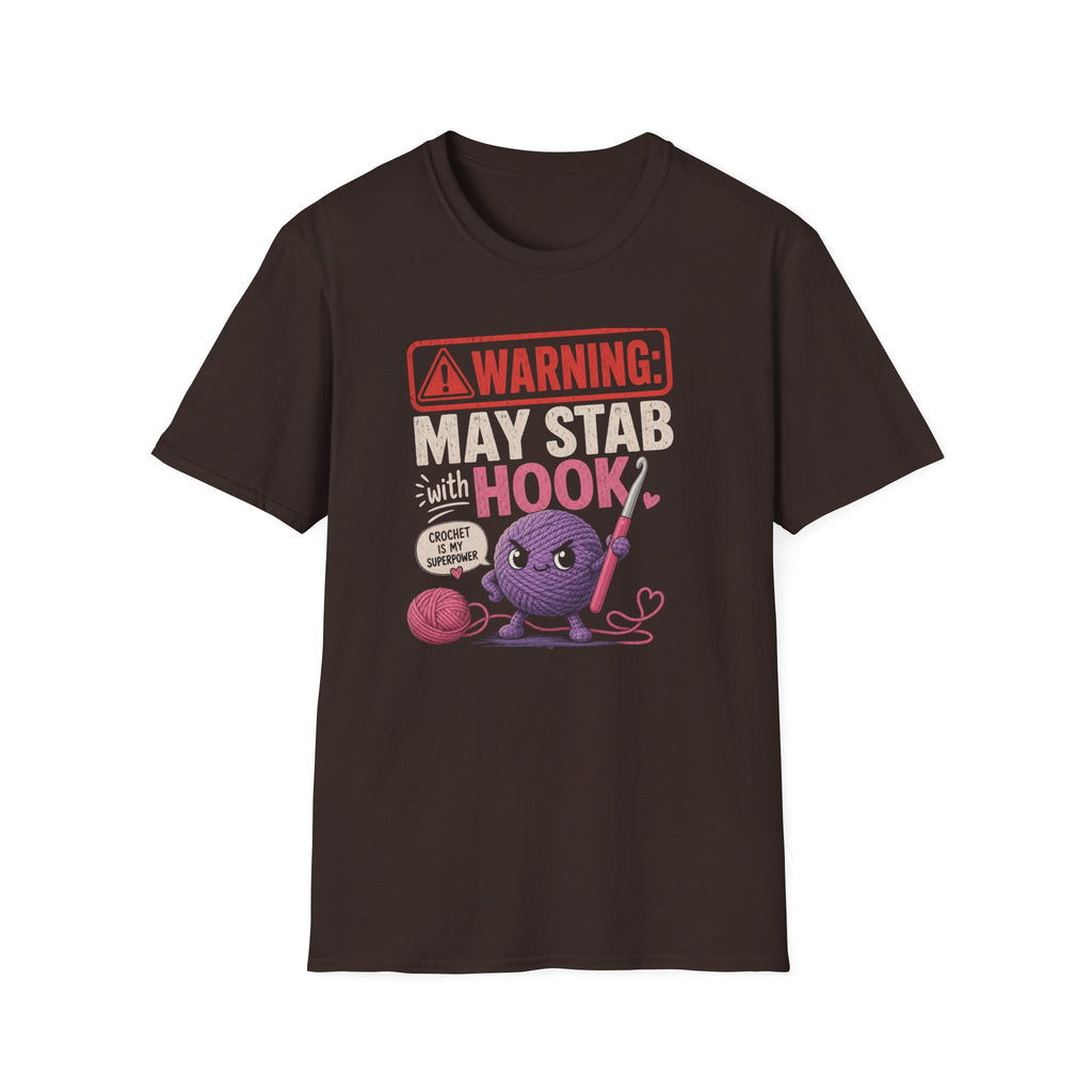 warning hook may stab T-Shirt