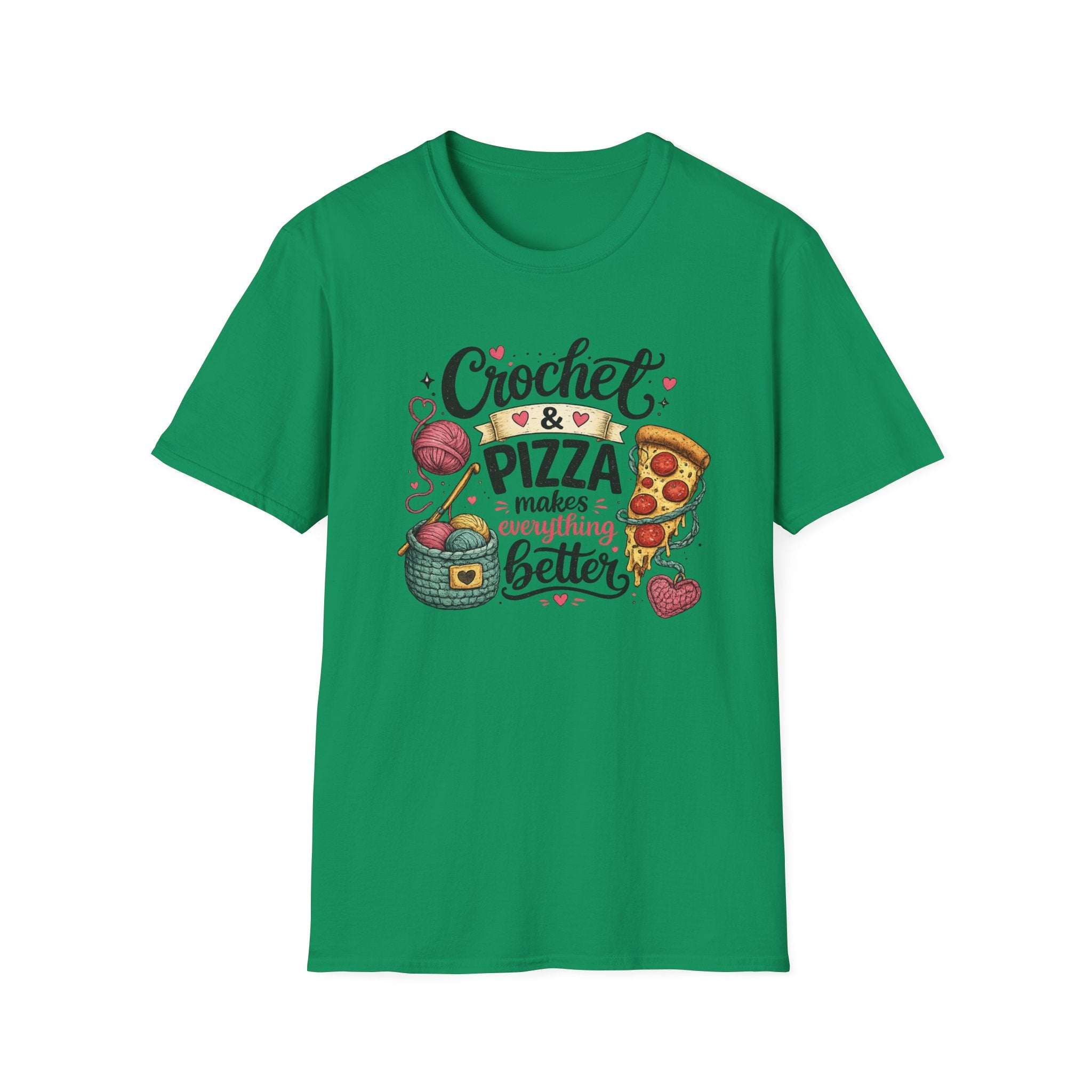 Crochet and Pizza T-Shirt