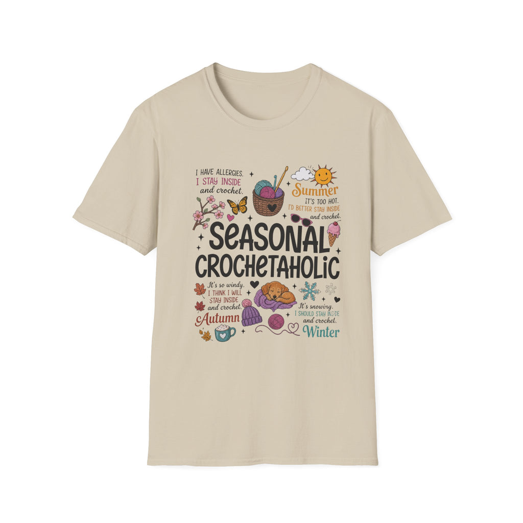 Seasonal Crochet acholic T-Shirt