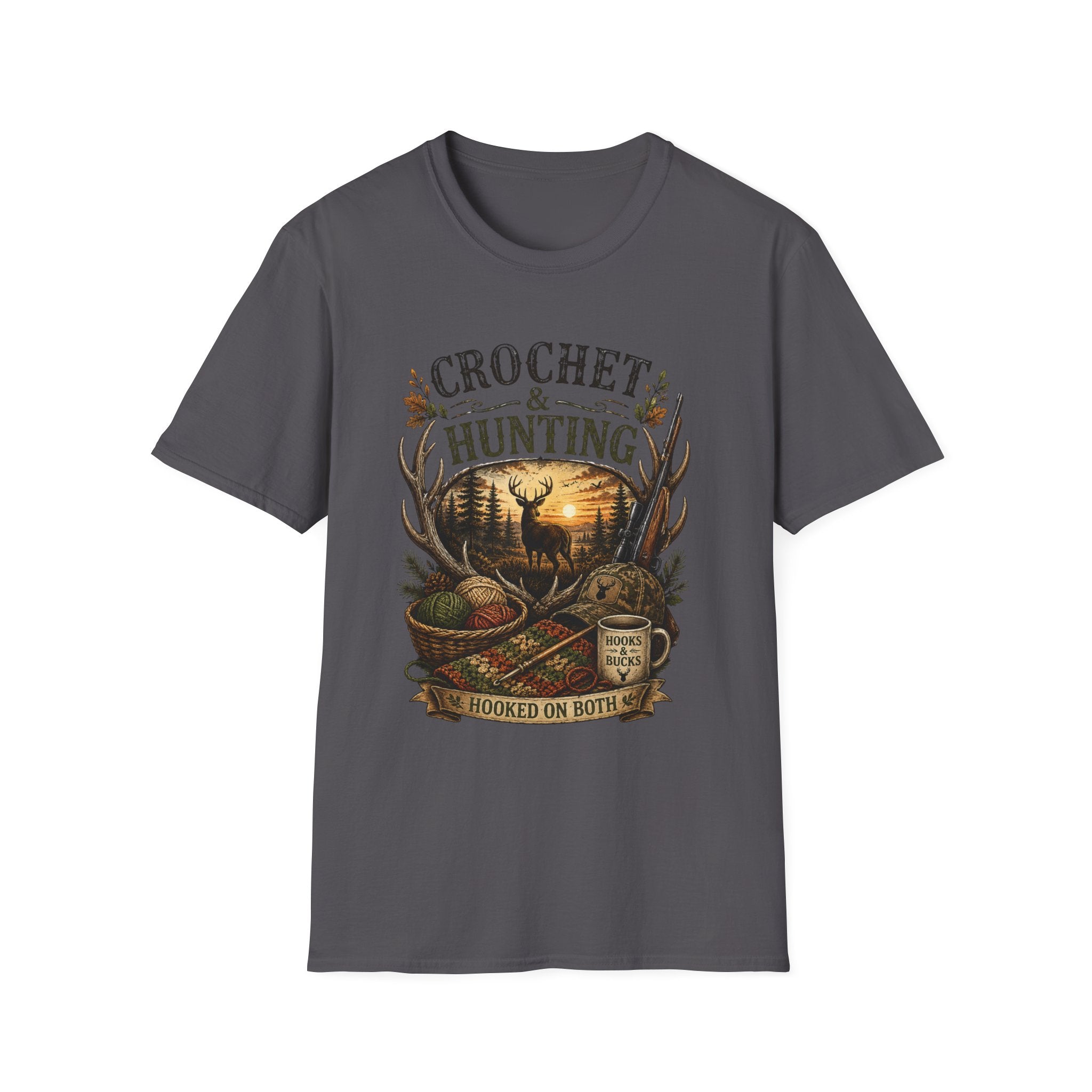 Hunting and Crochet T-Shirt