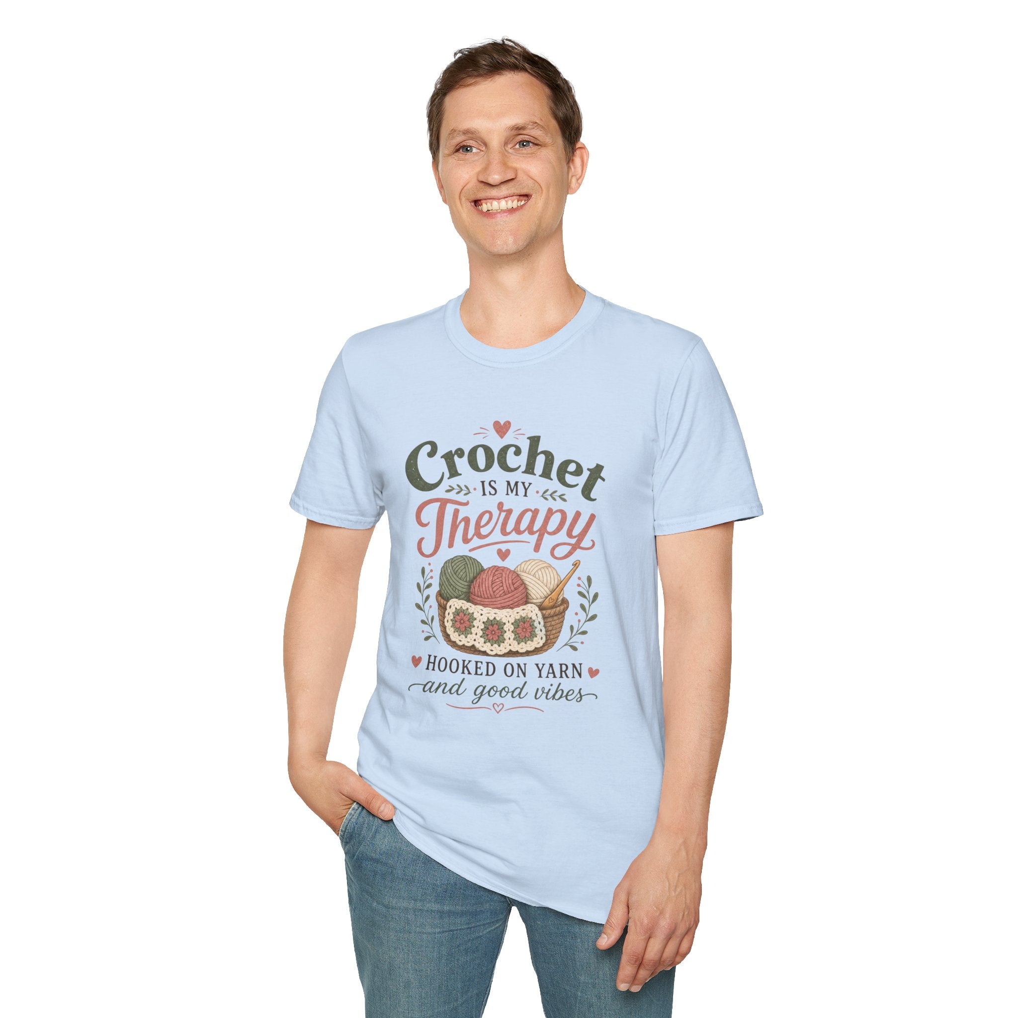 Hooked on yarn and crochet T-Shirt