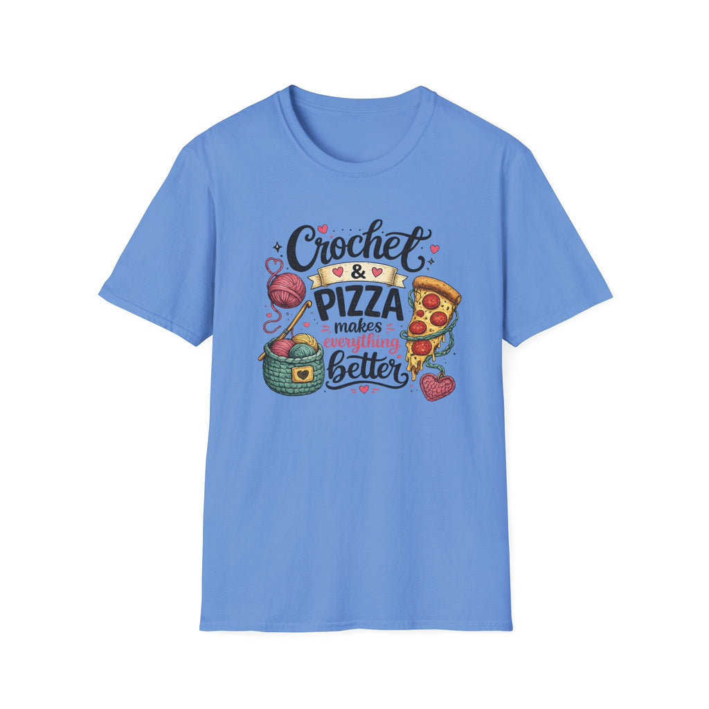Crochet and Pizza T-Shirt